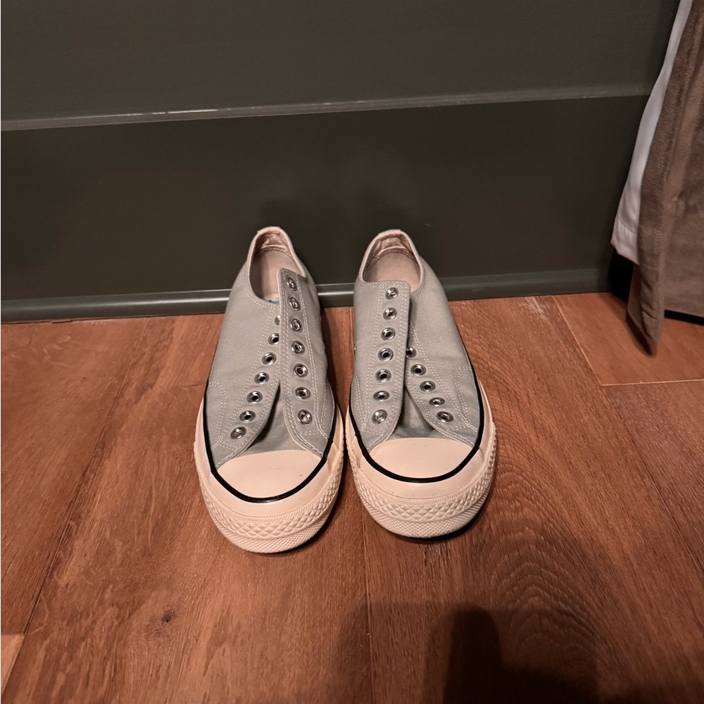 Gray Slip-On Converse Shoes